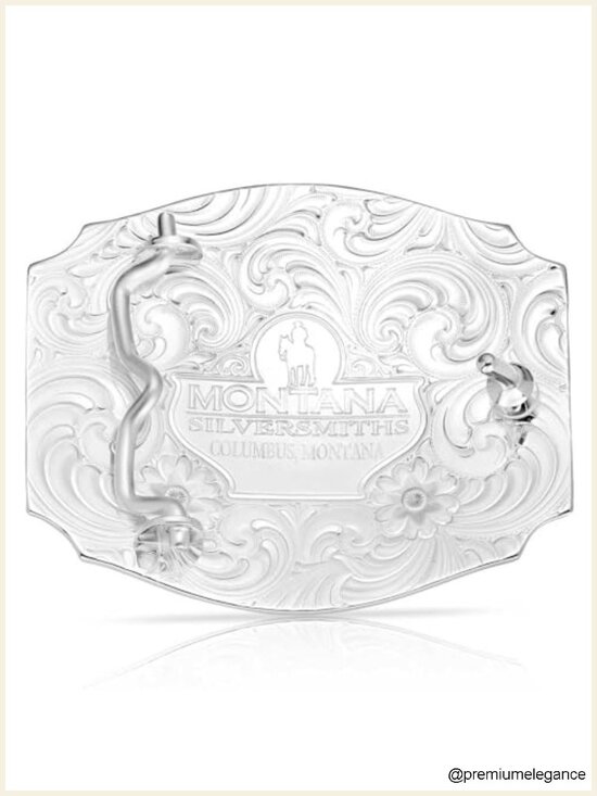 Praying Cowboy Cross Belt Buckle - Western Christian Faith, Made in USA